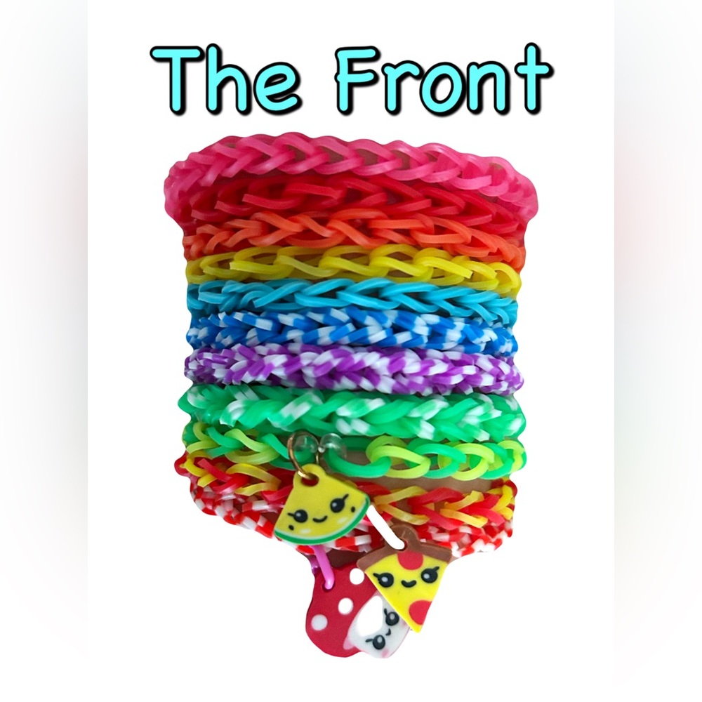 Colorful Rainbow Loom Bracelets